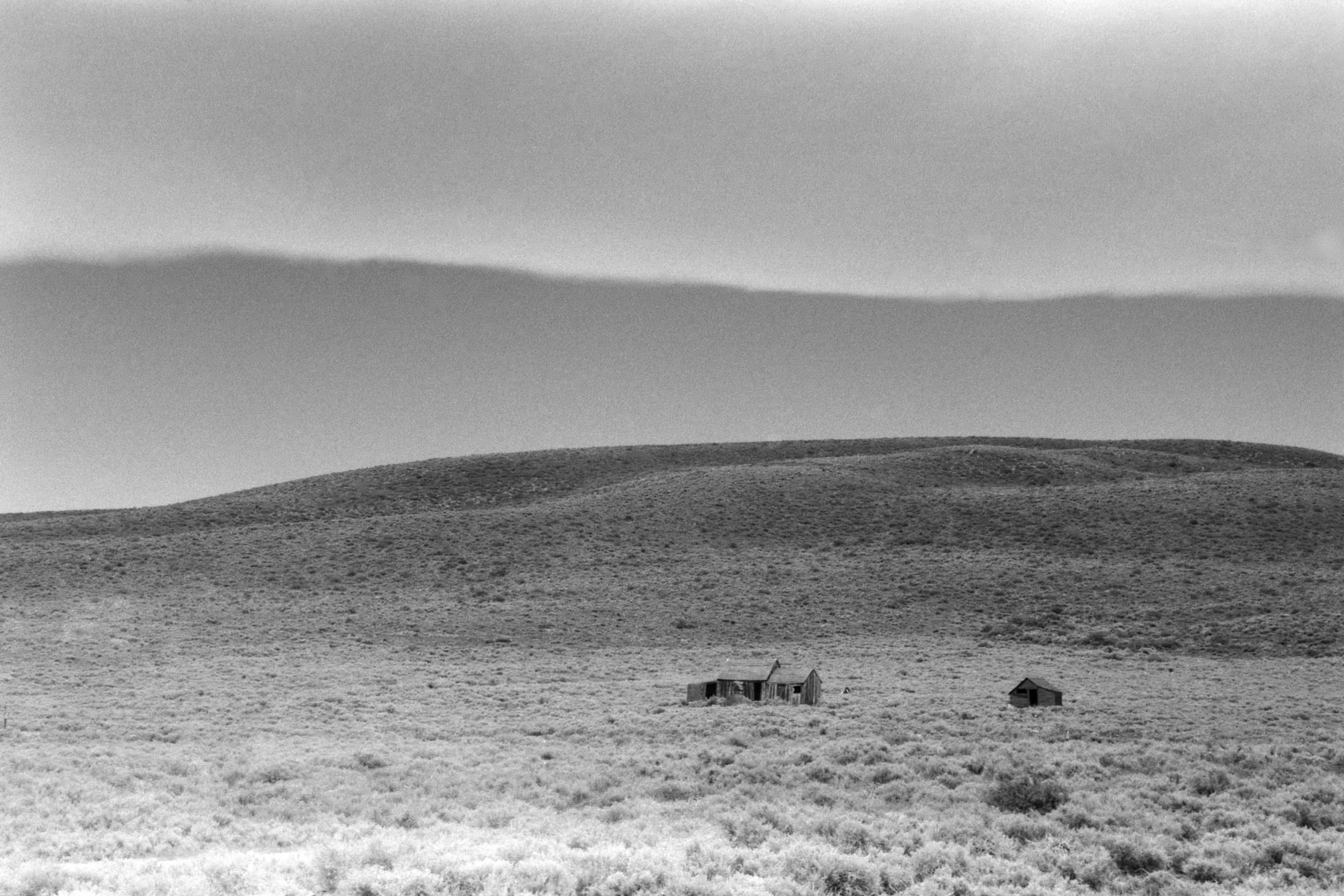 Out in the California desert.