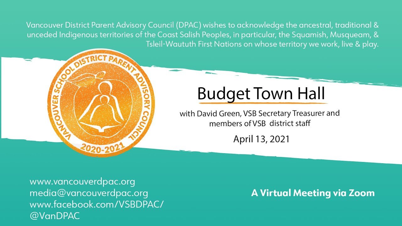 VSB Budget Townhall