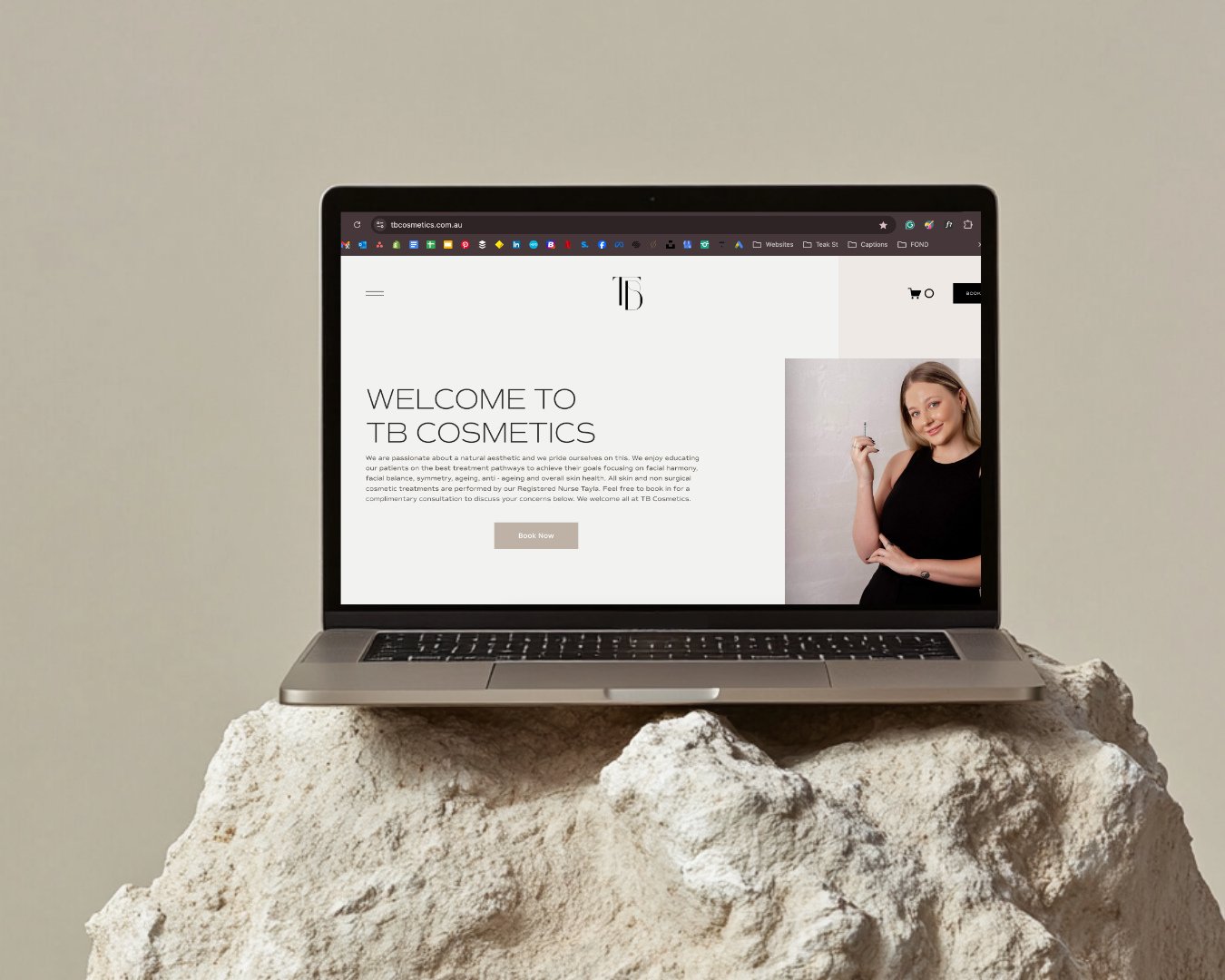 Branding? Me.⁠
Website? Also me.⁠
Client reaction? &ldquo;I&rsquo;m obsessed.&rdquo;⁠
⁠
This one&rsquo;s for a beauty brand that wanted quiet confidence, not chaos. We went minimal, luxe, and entirely custom - from type to tone to that chef&rsquo;s k