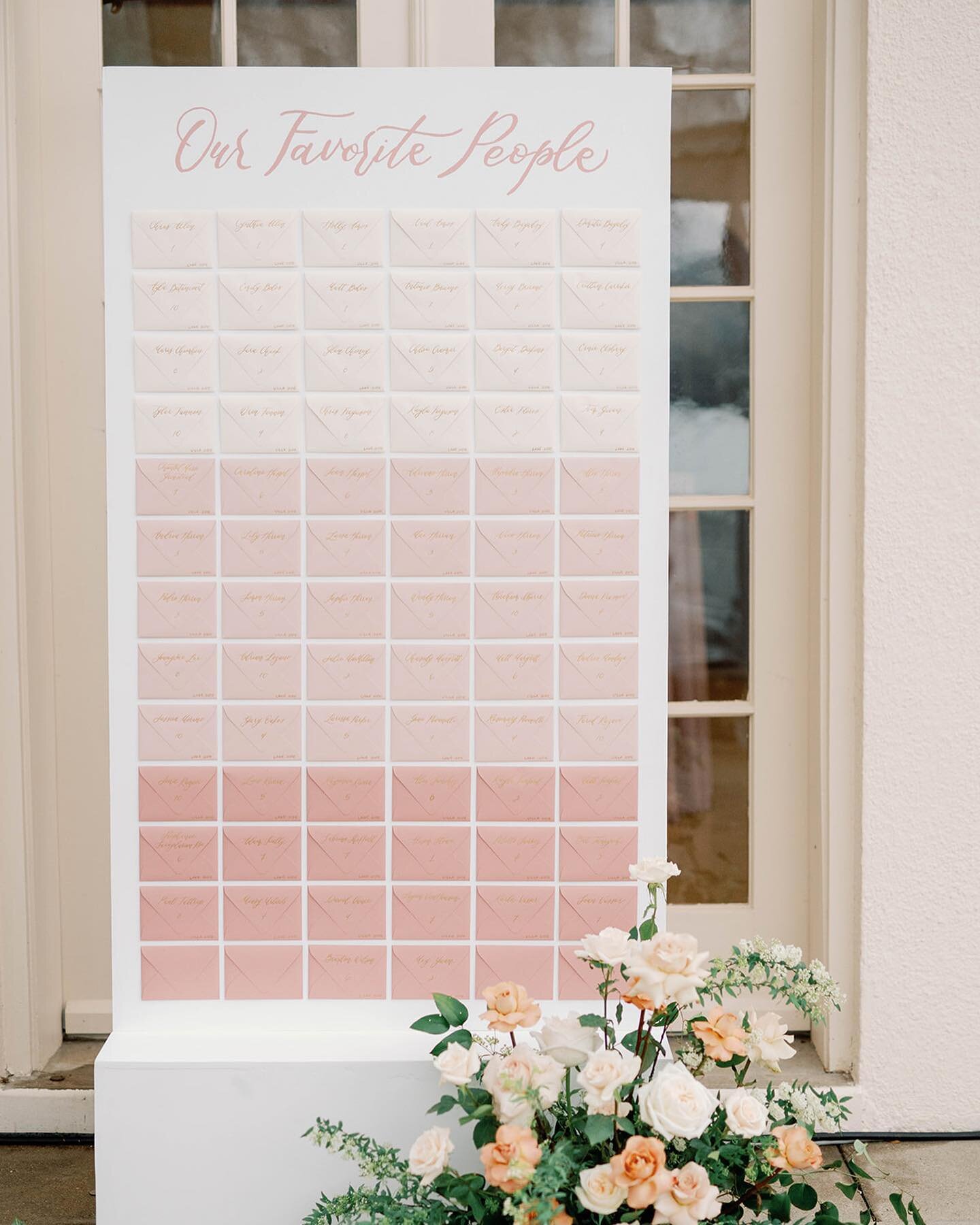 Tip: if you&rsquo;re planning to write each of your guests handwritten notes, either as escort cards or place cards, START EARLY. Knock out a few a day starting 1-2 months out! Don&rsquo;t wait until the week of your wedding to write 100+ personalize