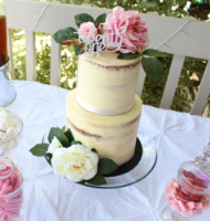 My Beautiful 21st Birthday Cake - Made by Lavender and Lace Cakes 
