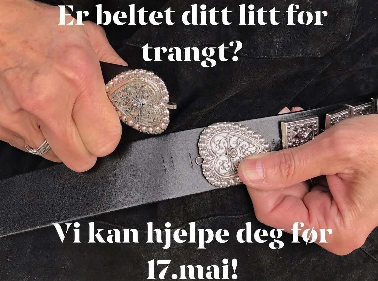Husk &aring; pr&oslash;ve bunadsbeltet ditt allerede n&aring;! Kom innom oss, s&aring; hjelper vi deg med &aring; regulere det 😊