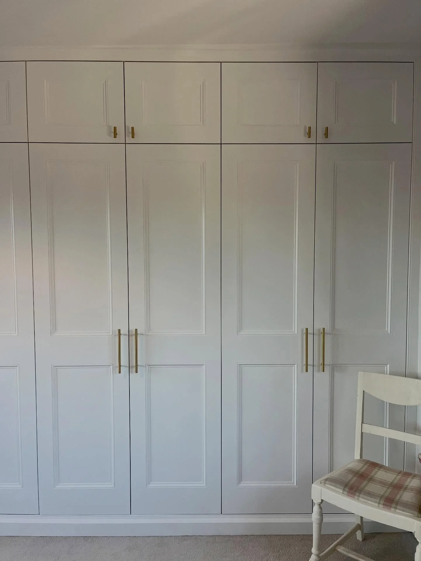 &bull; B E S P O K E &bull; W A R D R O B E S &bull;
We&rsquo;re almost though January - hoorah! 
Here is a set of large bespoke wardrobes designed by Oli and built by Catherine for a client on the outskirts of Bath, Somerset, painted by Mark in a st