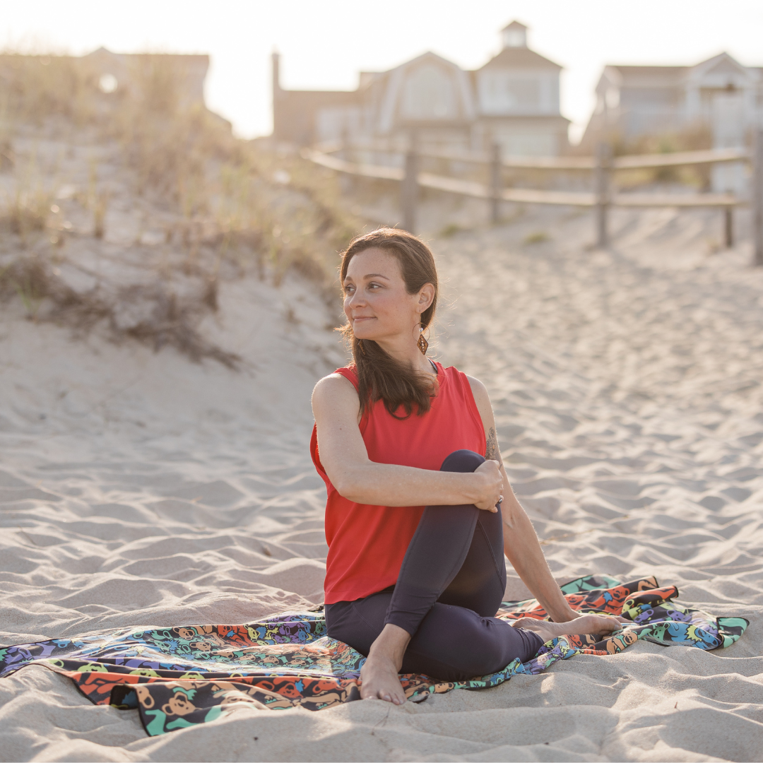 JUNE Morning Stretch + De-Stress Yoga w/ Rebecca: Thursday (6/11) at 10am