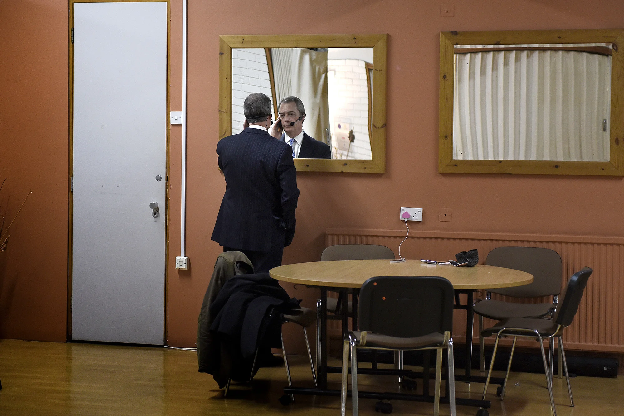 Upstairs at the Carn Brae Leisure Centre, Cornwall, 6th March 2015