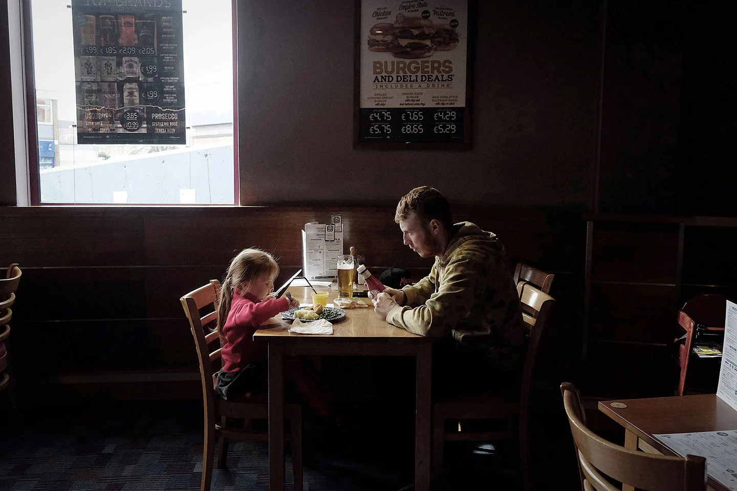 Imogen and Andrew, Wetherspoons.