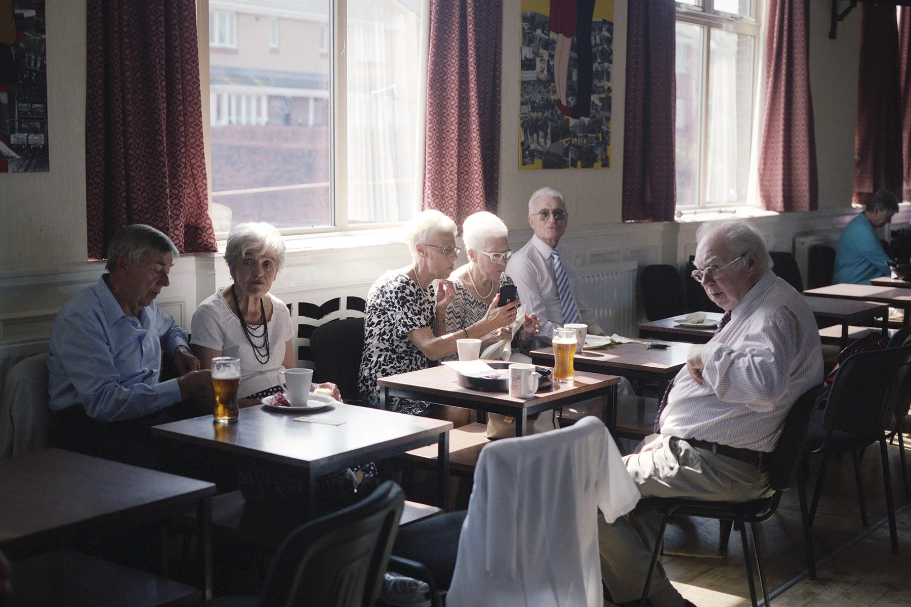 Tea dance for the elderly.
