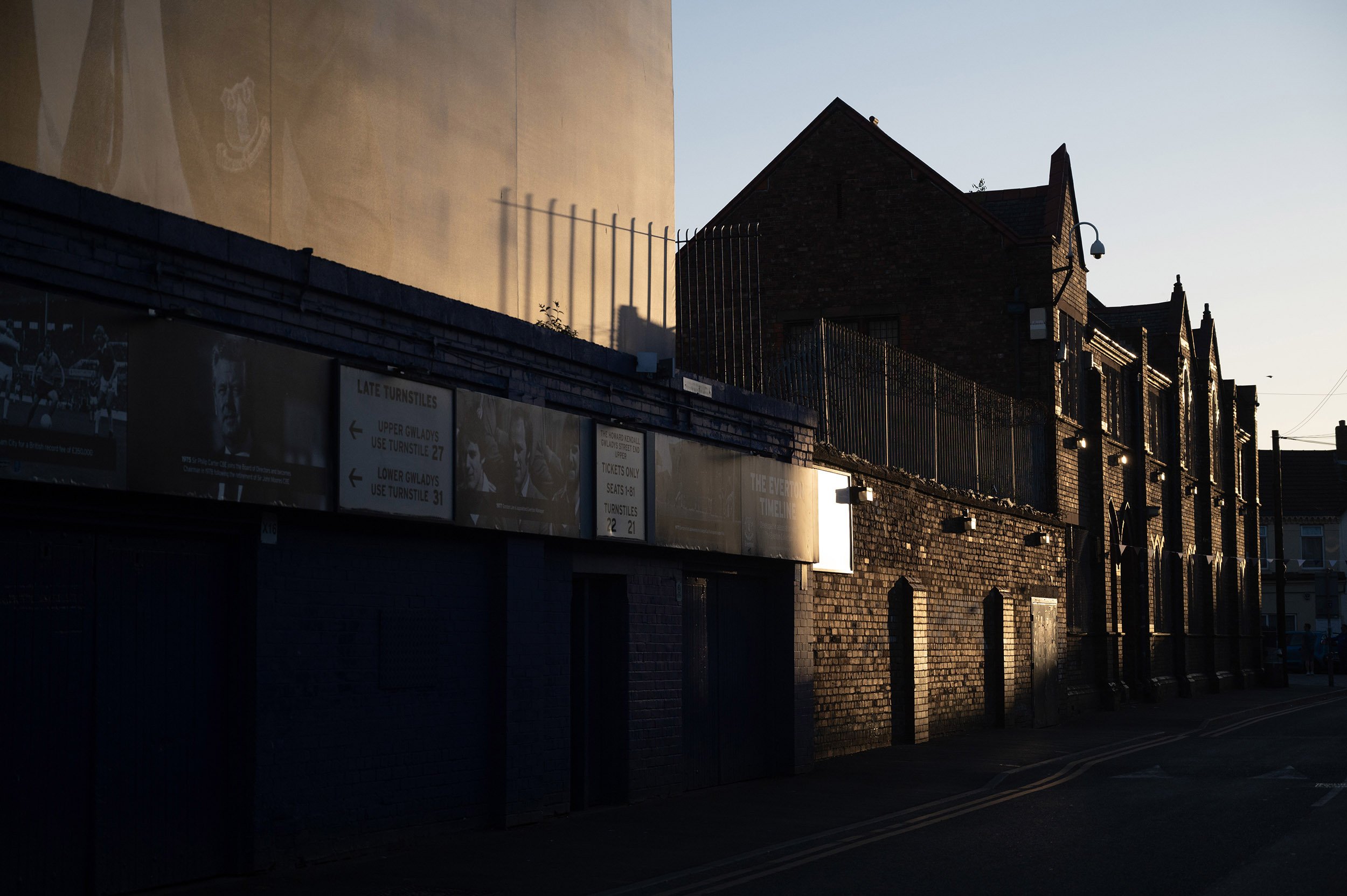  Everton have a new home now, on Liverpool’s docks where the wind from the Mersey will be even more bitter and the hopes ever higher. Goodison Park will pass quietly now into legend in this city of myth and ghosts. People will speak fondly of her bes