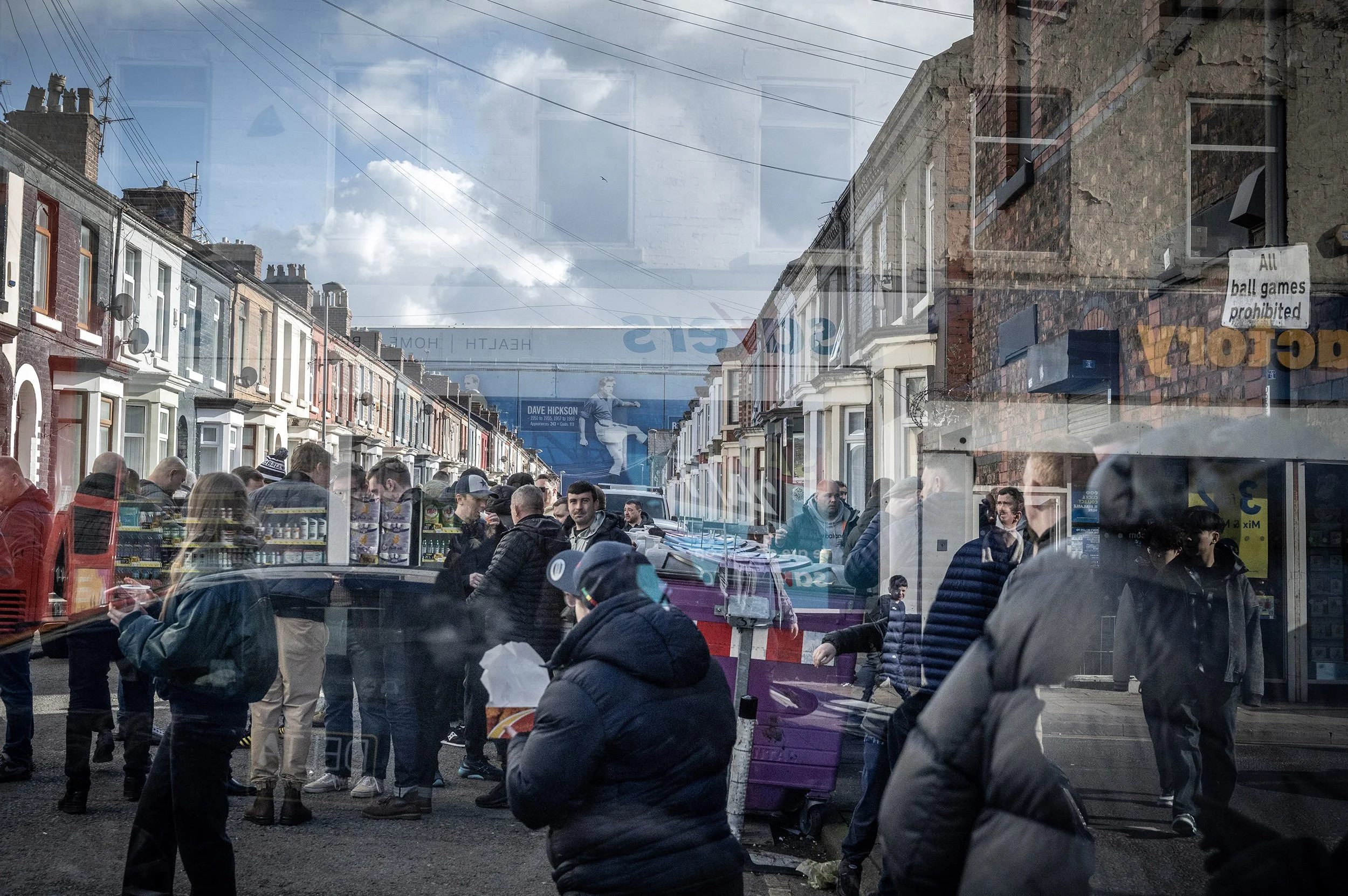  Every fortnight, sometimes at games sandwiched into cold week nights, thousands and thousands of people poured from trains and buses, cars parked dubiously on dual carriageways, paying homage to their team in this ancient cathedral located in one of