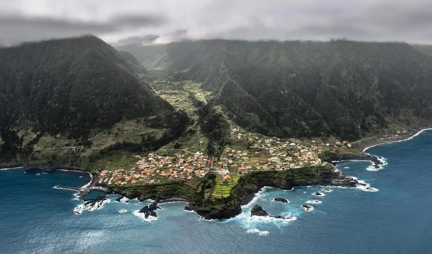 Amazing city of Seixal in Madeira.