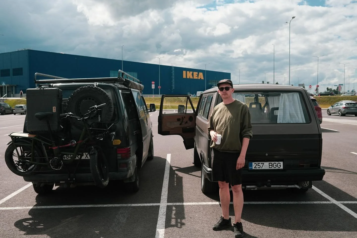 Nothing beats a small getaway with a good friend and couple of nice vans. (Did not stay at ikea parking lot!)