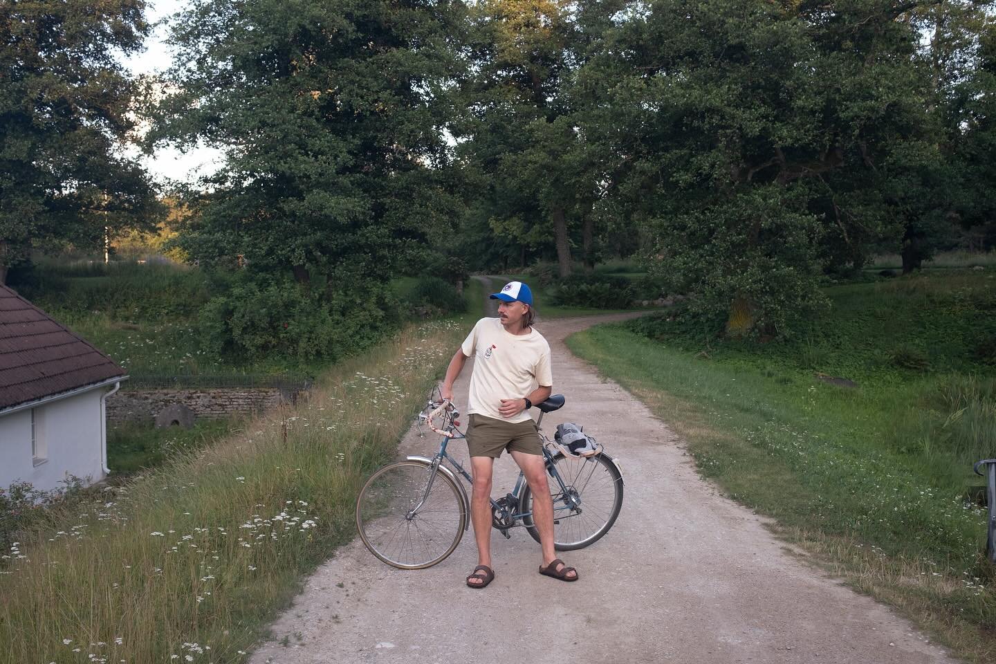 Evening swimming with Joonas.