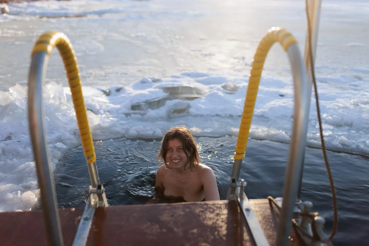 Winter fun!
 
 
 
#iceswimming #winterbathing #coldwater #humaninnature #bodyandnature #documentaryphotography #honestmoments #quietmoment #nordiclight #stilllifeoflife #slowphotography #rawbeauty #fineartphotography #intimatemoment #naturalbody