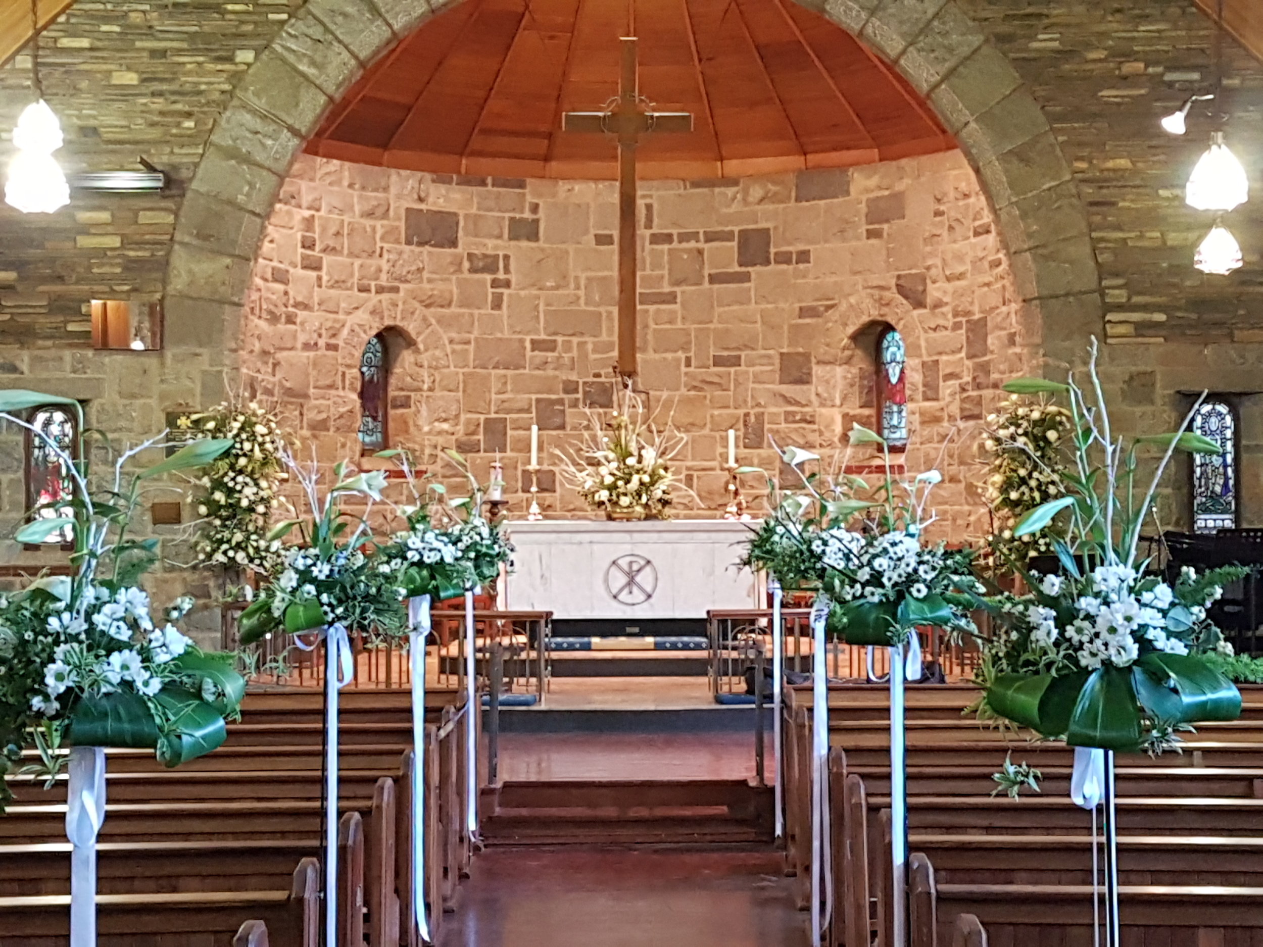 Altar with flowers