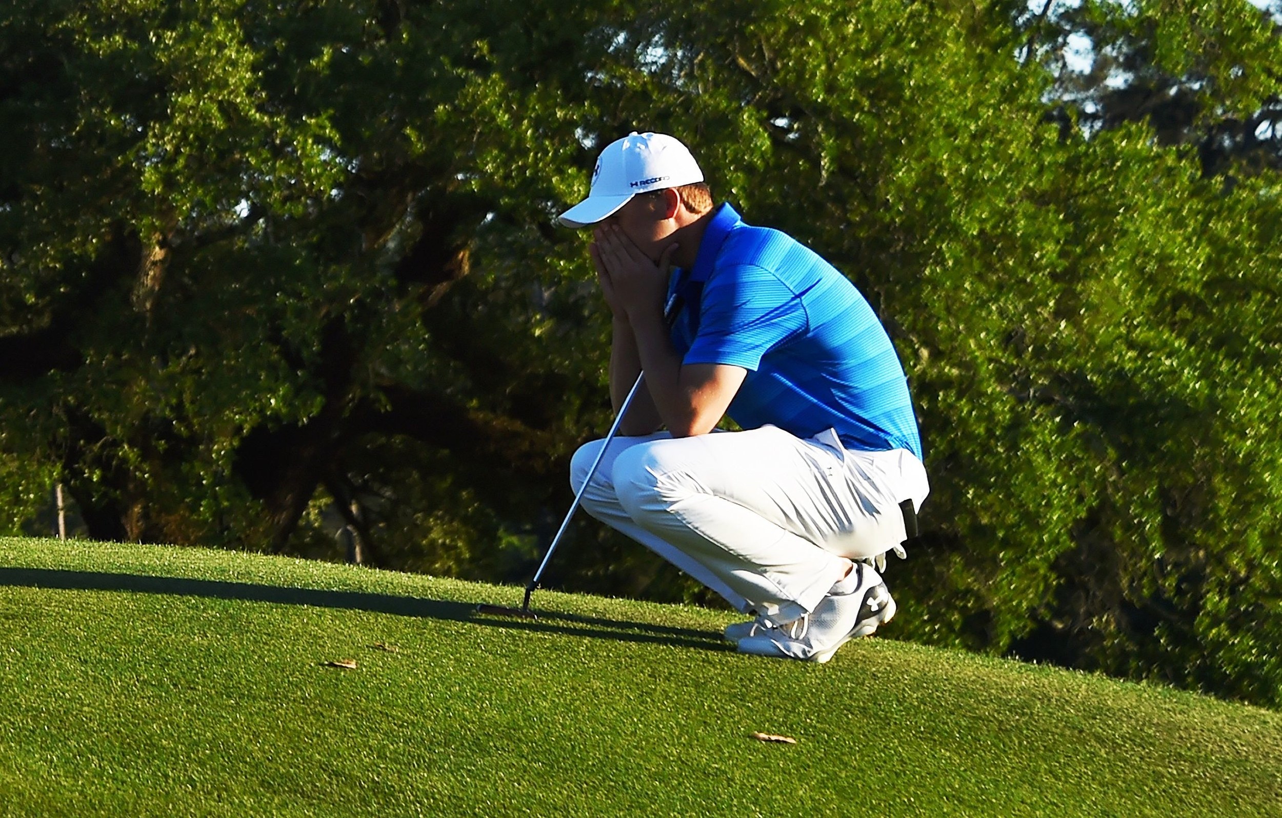 Jordan Spieth's biggest loss was no doubt when he blew a five-shot lead with nine holes to play in the 2016 Masters. Whether it was his "best loss" remains to be seen. Photo by Getty Images.