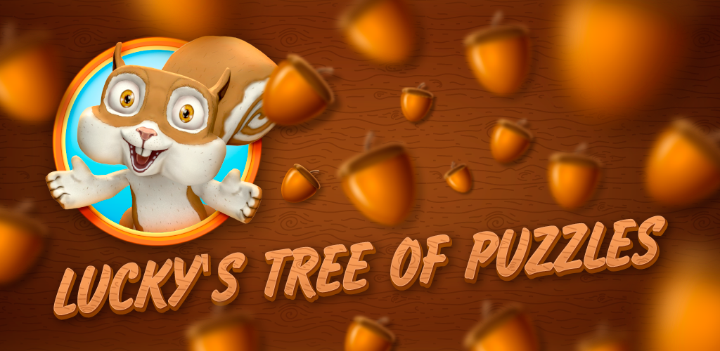 Feature-kuva. Englanninkielisillä markkinoilla pelin nimi on Lucky's Tree of Puzzles.