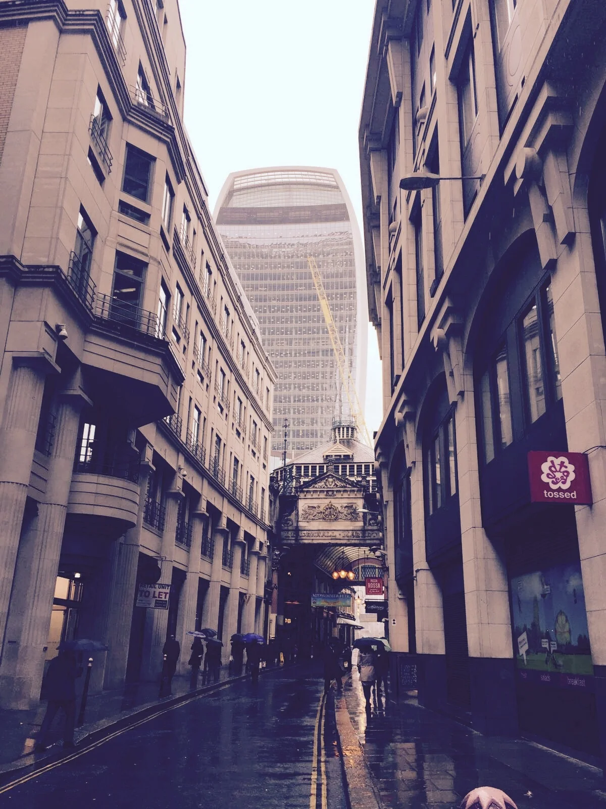 The old and the new blend in Aldgate.