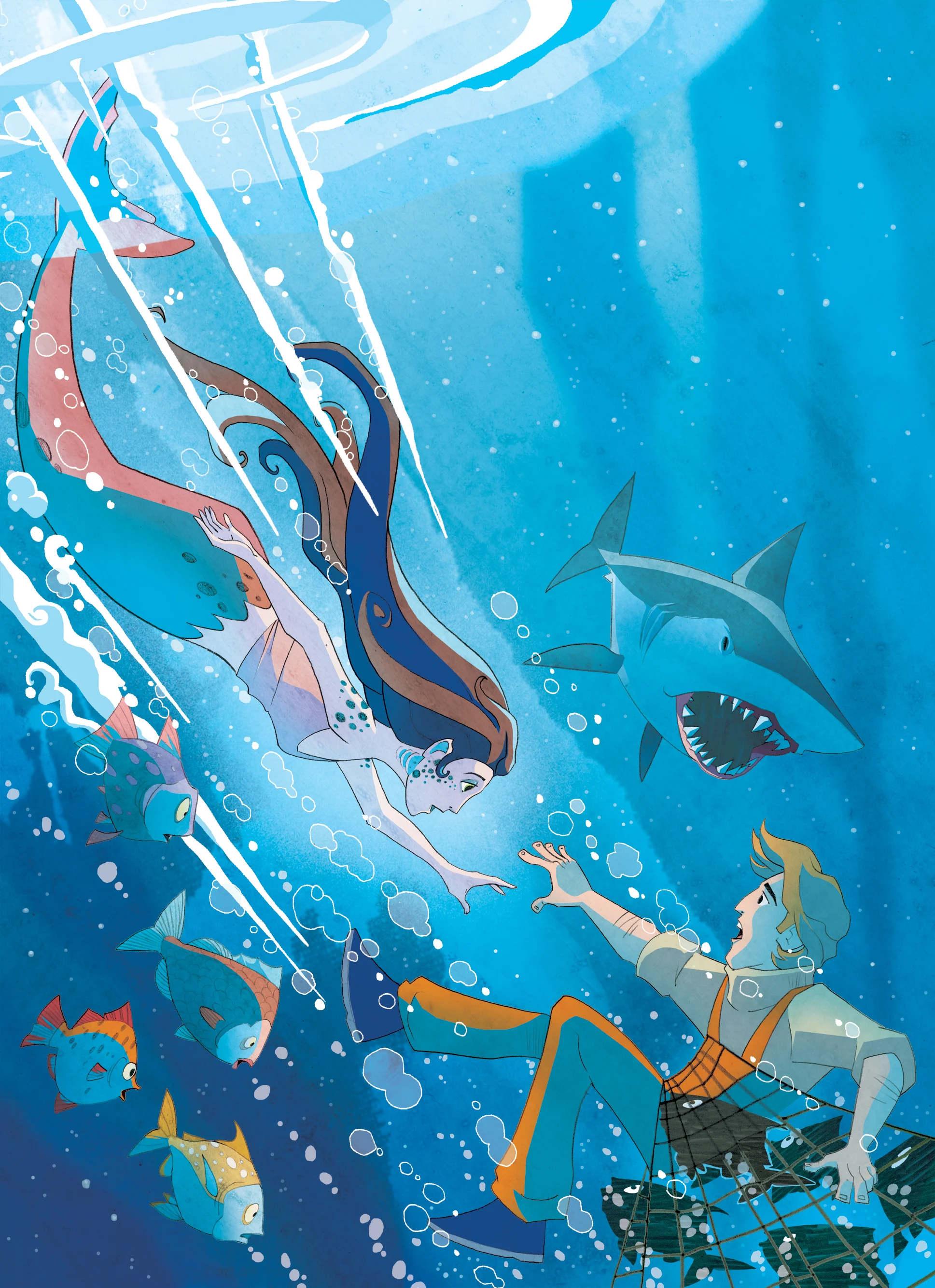The Little Mermaid’s Deep Sea Adventure, Pages 20 and 21