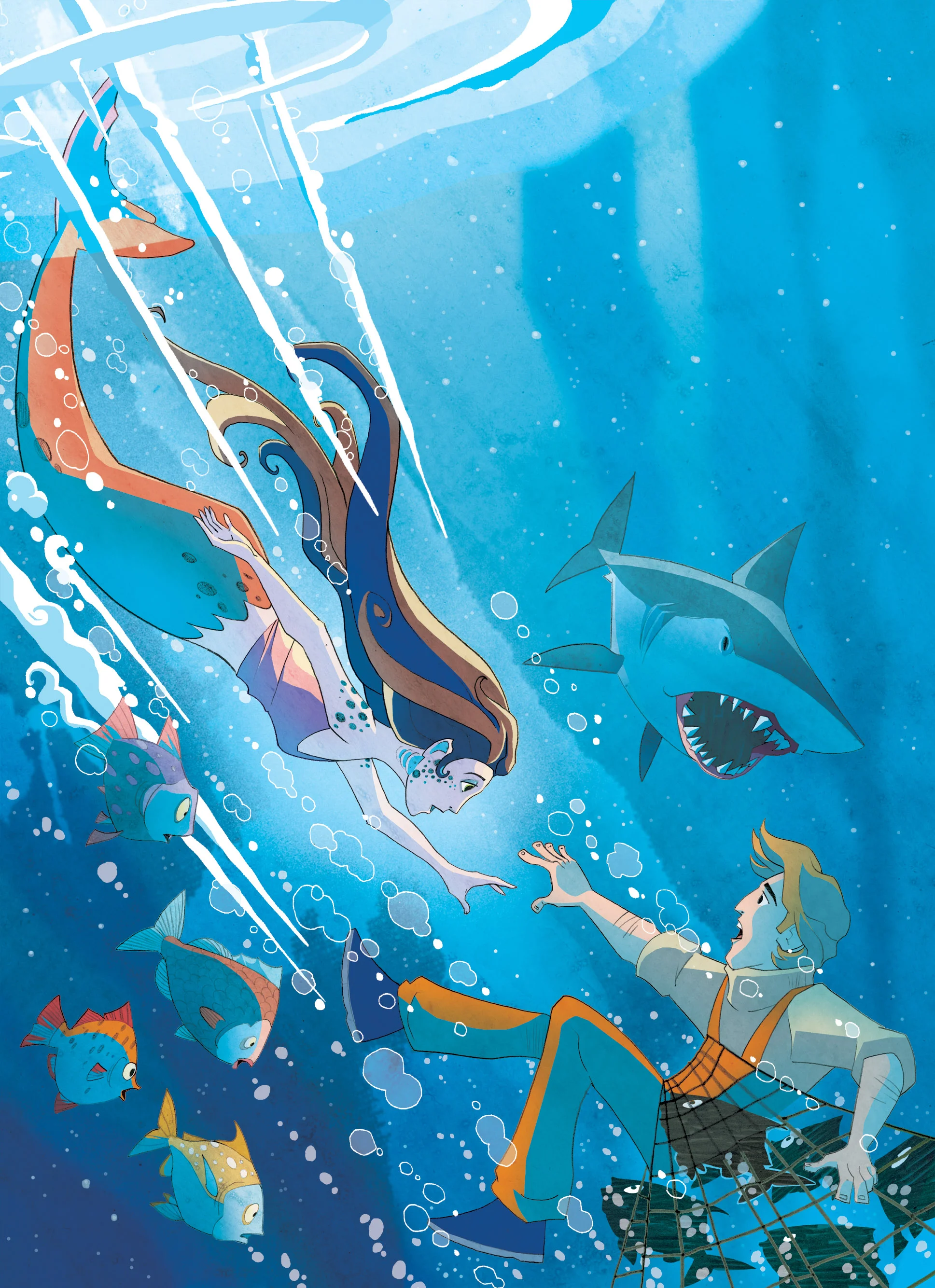 Finished Book cover illustration