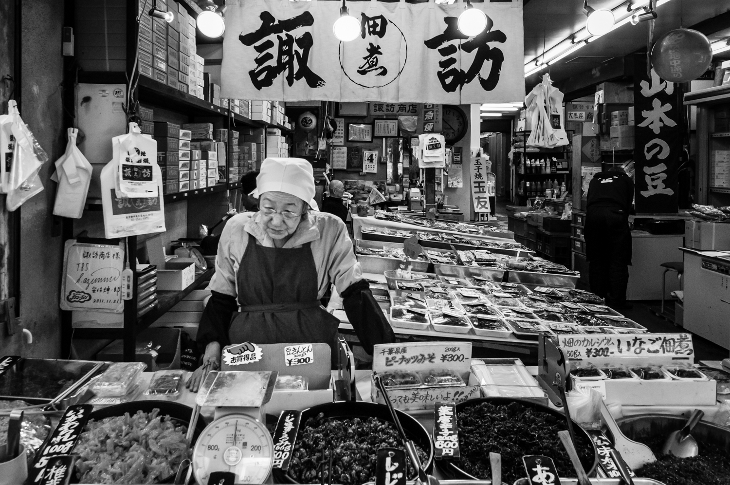 Fishmongers at Tsukiji's outer market represent the true essence of this iconic place.