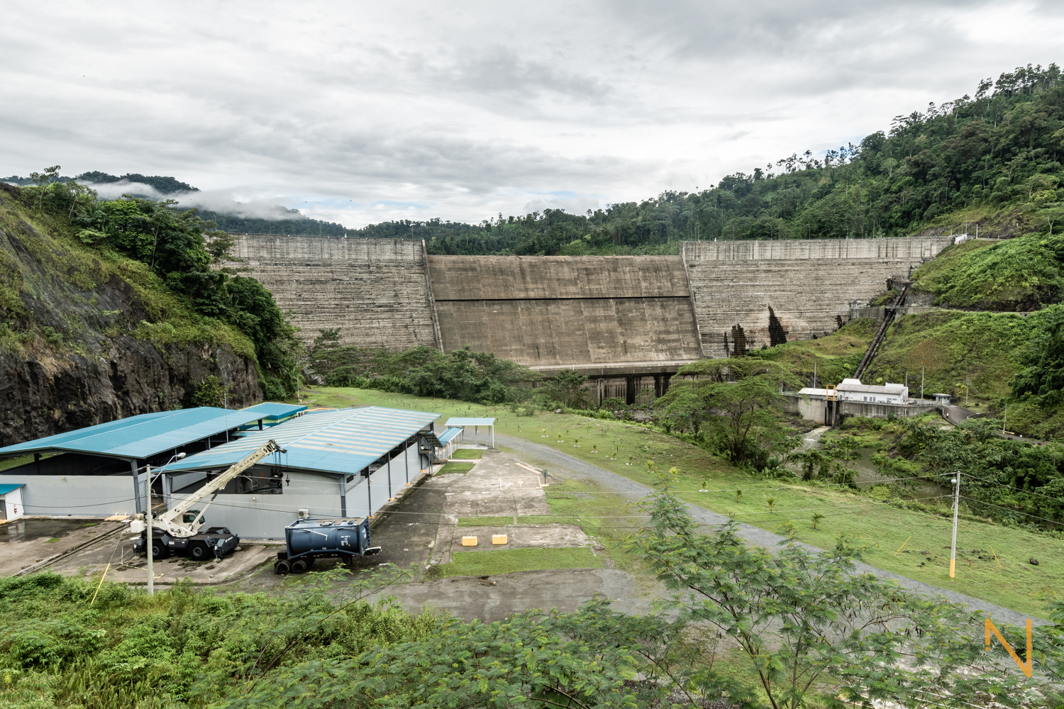 The Chan I dam in Valle de Risco, Bocas del Toro.