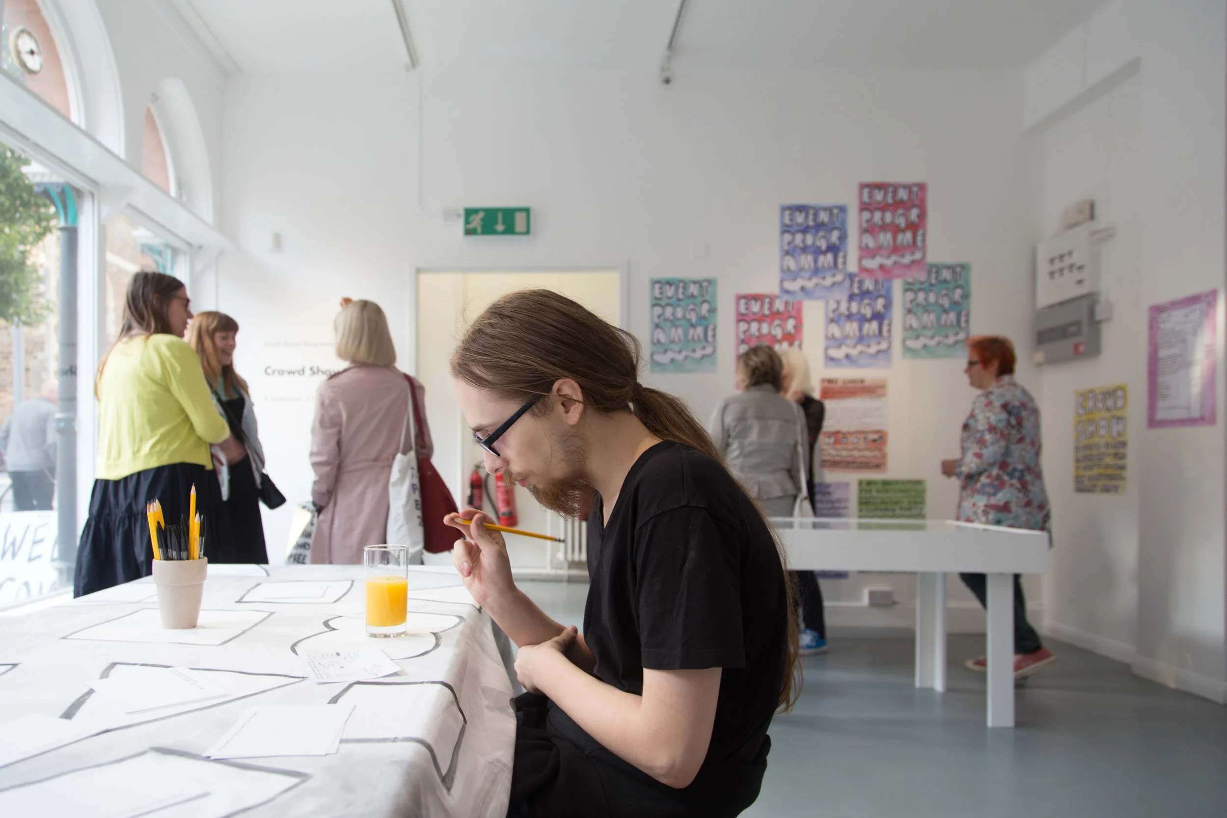 Library and Engine Room - a space to read and feedback