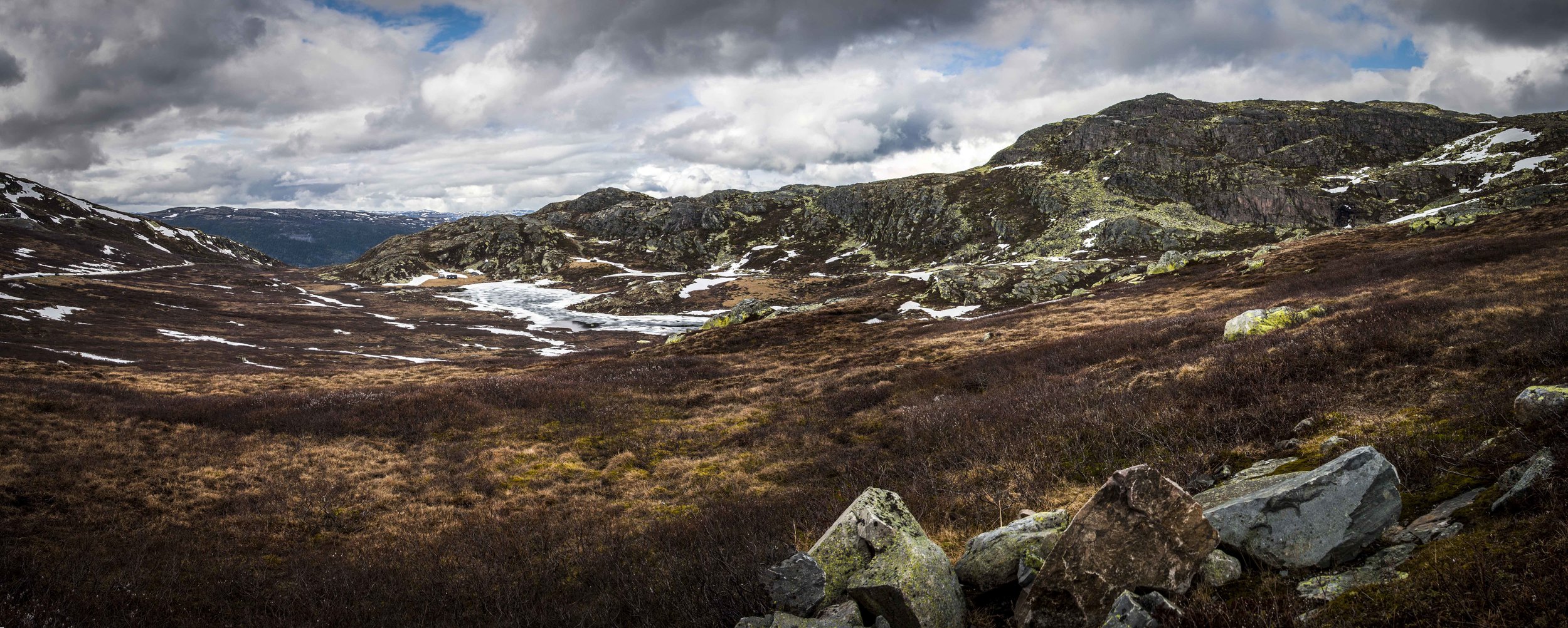 Crossing the mountain from Tuddal to Rjukan