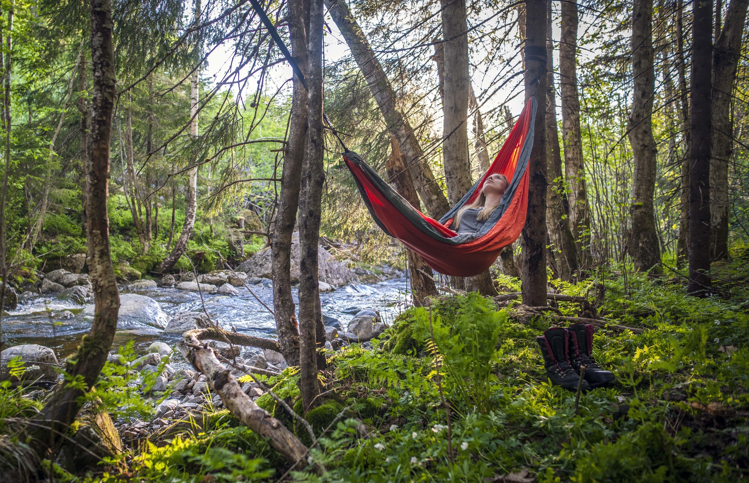 Trying out my new hammock