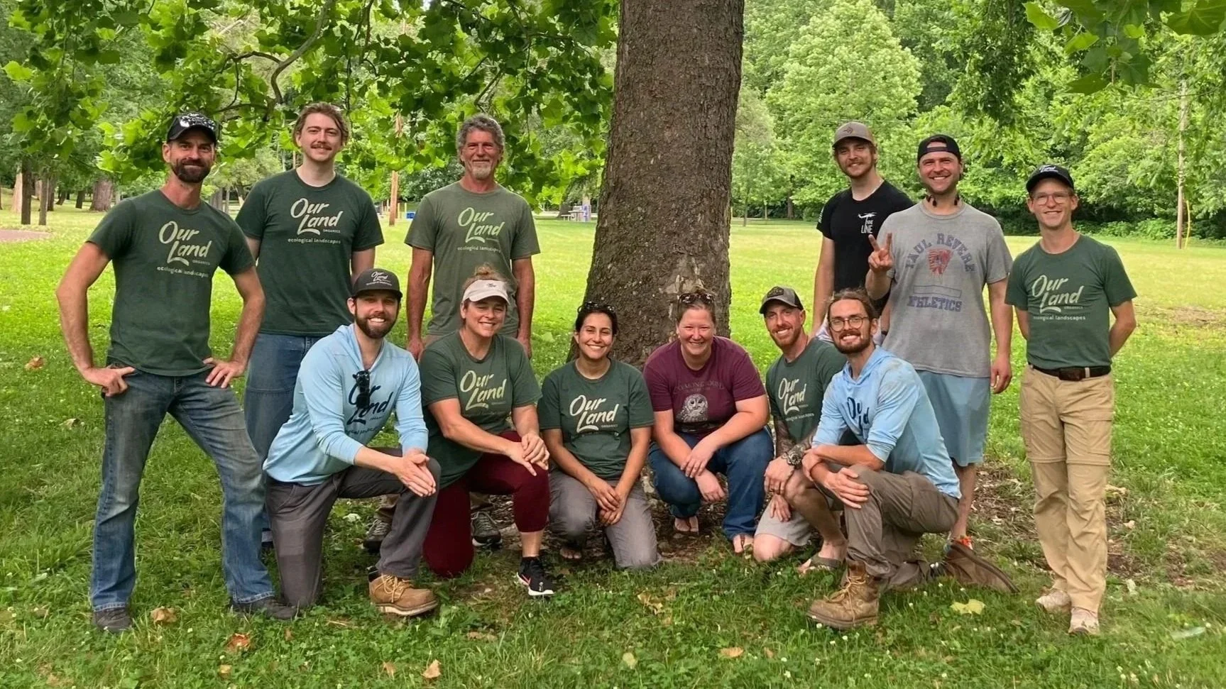 Our Land Organics team Cincinnati