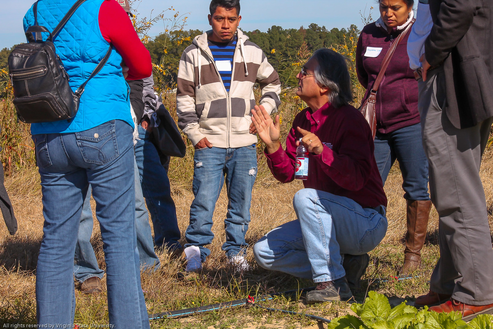 Dr. Razie Rafie holds a workshop for Hispanic Farmers within the state of Virginia to increase their presence in the agriculture industry within the state.