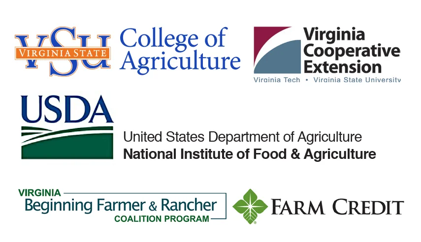 Workshops support the USDA NIFA grant designed for “Outreach, Training, and Technical Assistance Project for Socially Disadvantaged and Veteran Beginning Farmers and Rancher in Virginia” Award Number 2017-70011-26861