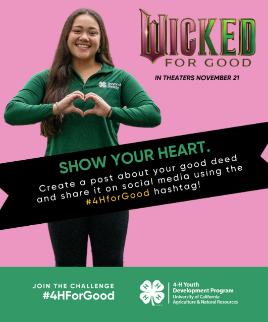 4H Teens Spark Ripples of Good Deeds in their Communities Through "Wicked for Good" Campaign