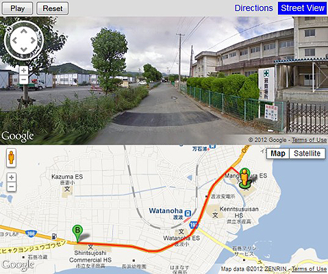 Japan tsunami: The route one woman took