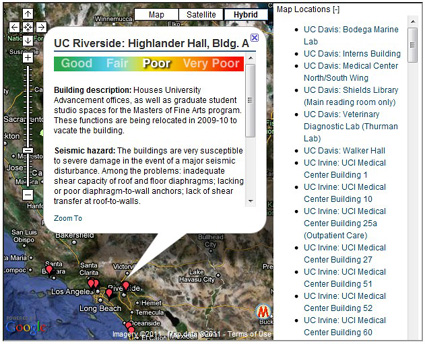 Seismically hazardous buildings in the UC system