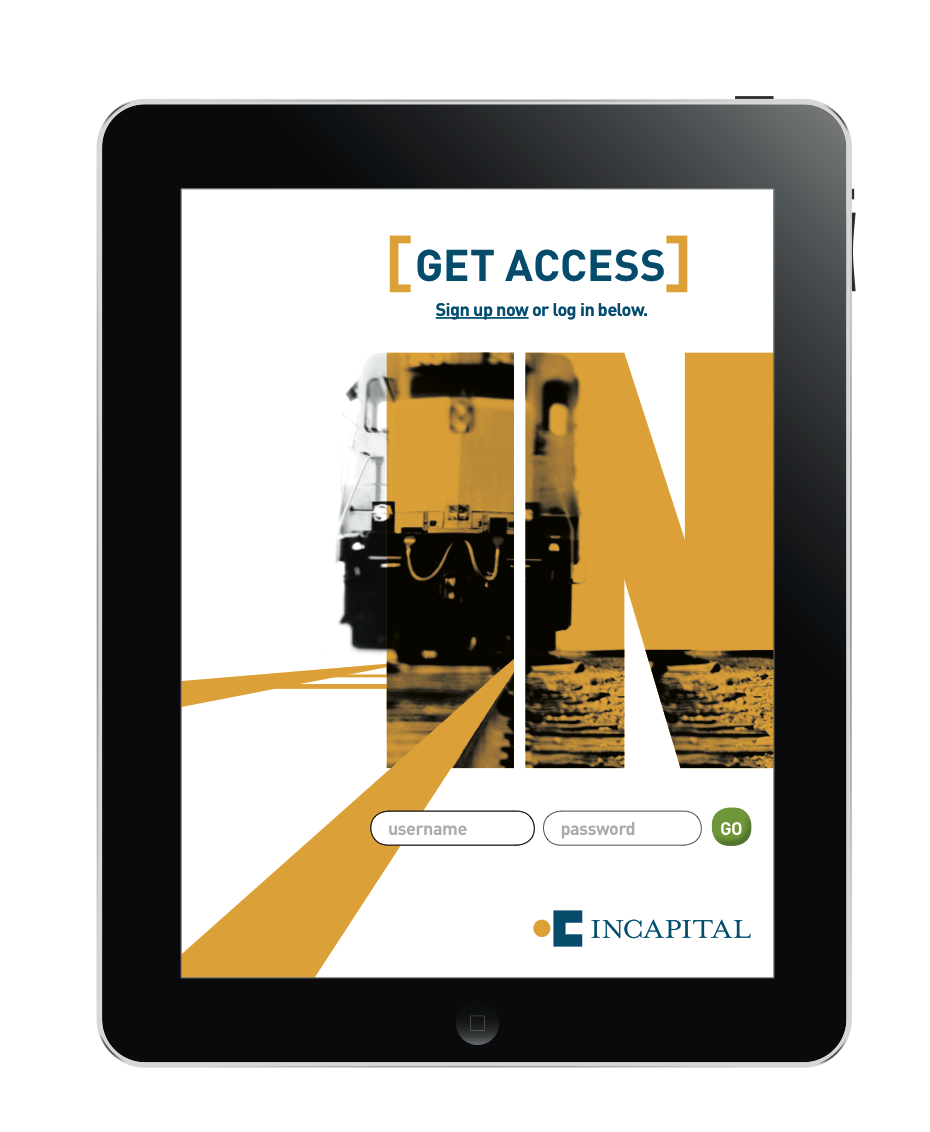  A brand re-skin, keeping the existing logo, for a financial services company 