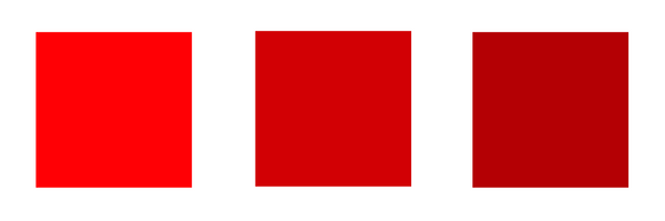 shades of red