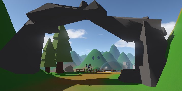 A screenshot from the demo track shown at TwitchCon, prior to the Kickstarter