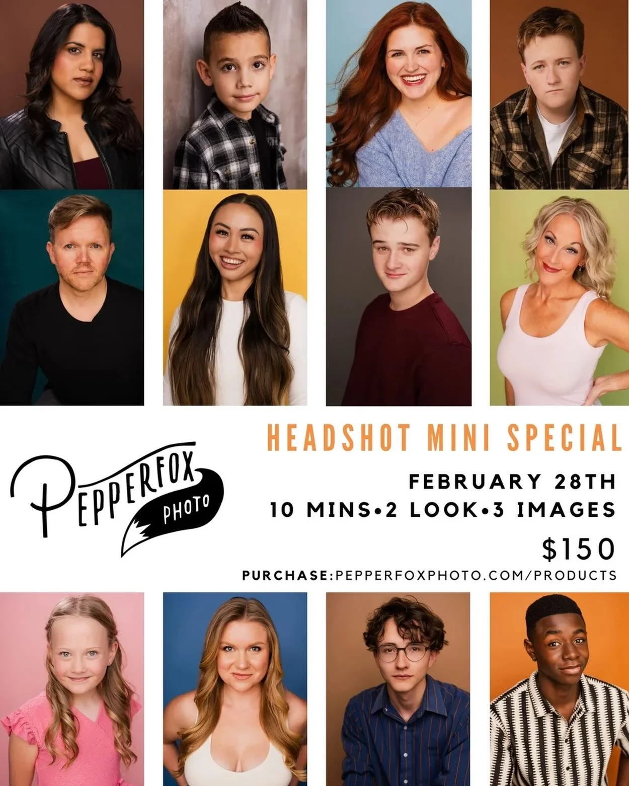 February headshot minis are here! This is the perfect way to document a new haircut, a growing kid, or add a couple looks to your portfolio! 

Slot fill up fast! Book yours through the link on my bio or stories! 

#utahphotographer #utahheadshots #ut