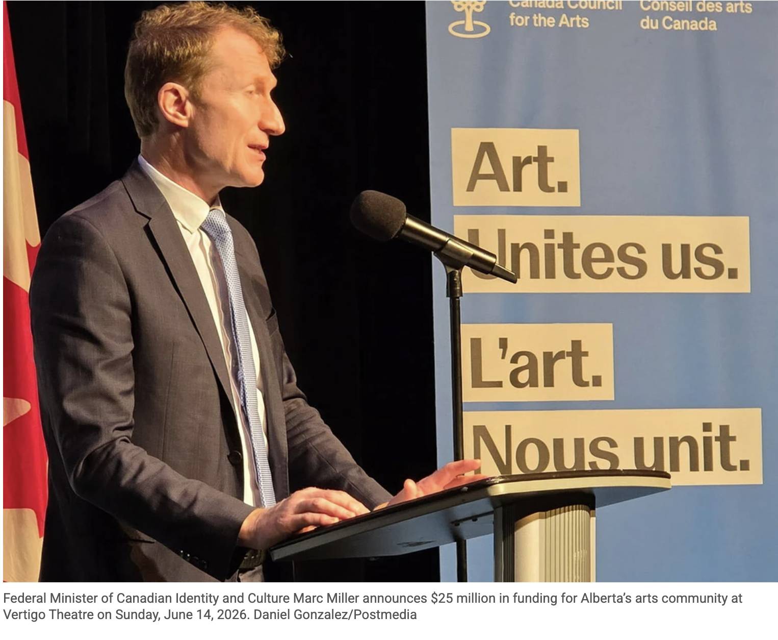 'There's real growth here': Canada Council for the Arts commits $25 million for Alberta arts