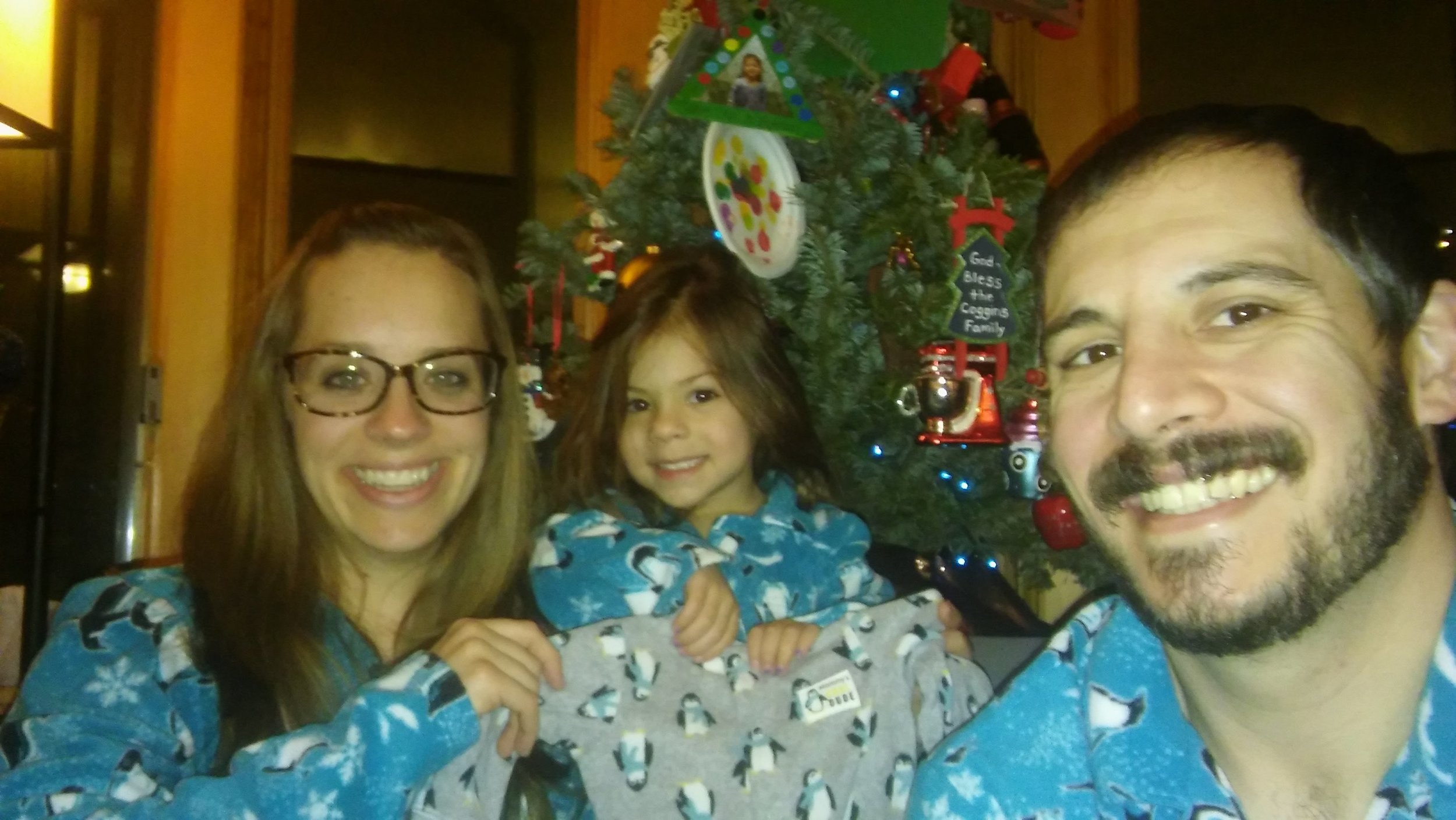 Matching Christmas jammies