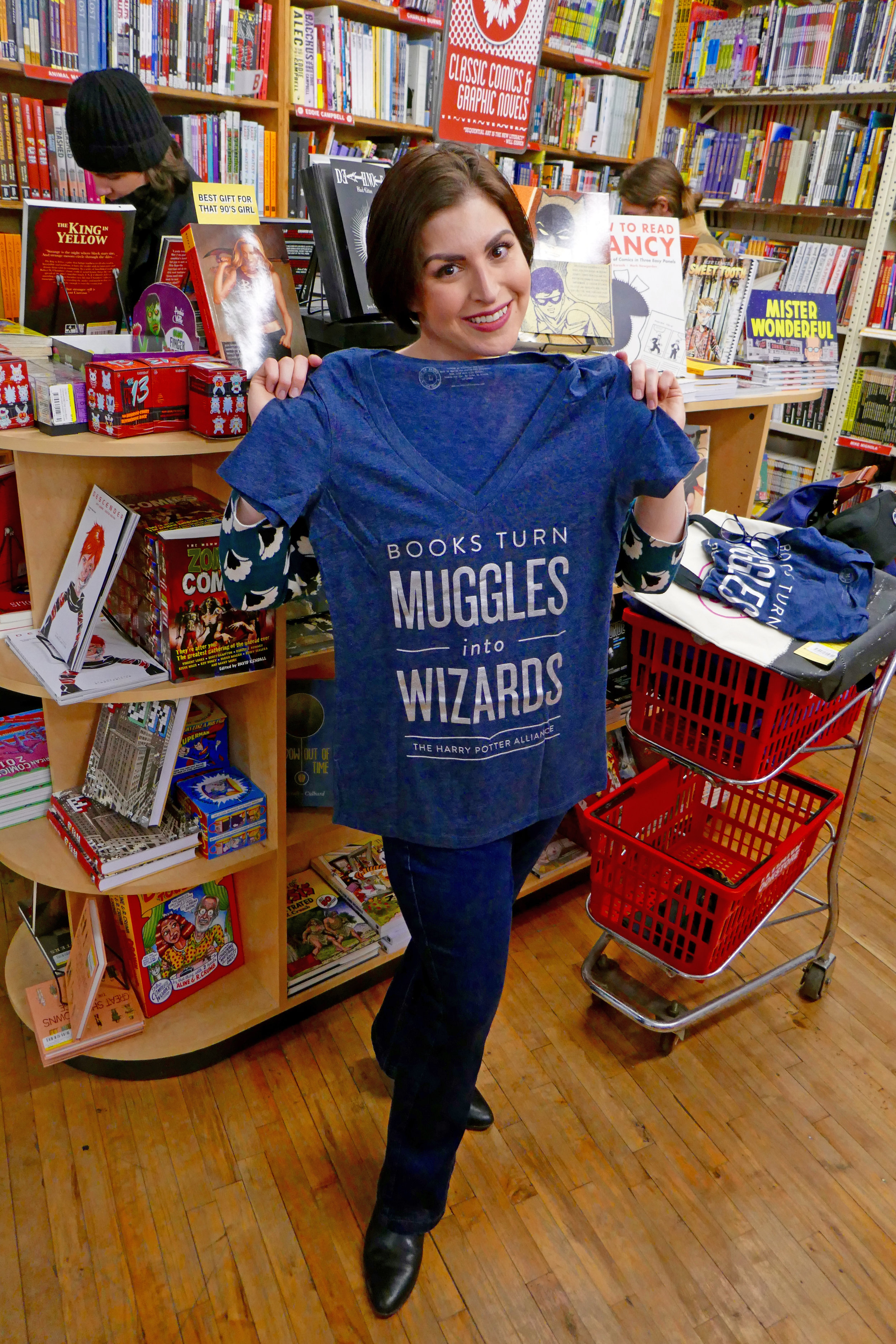 I love going to the book store!