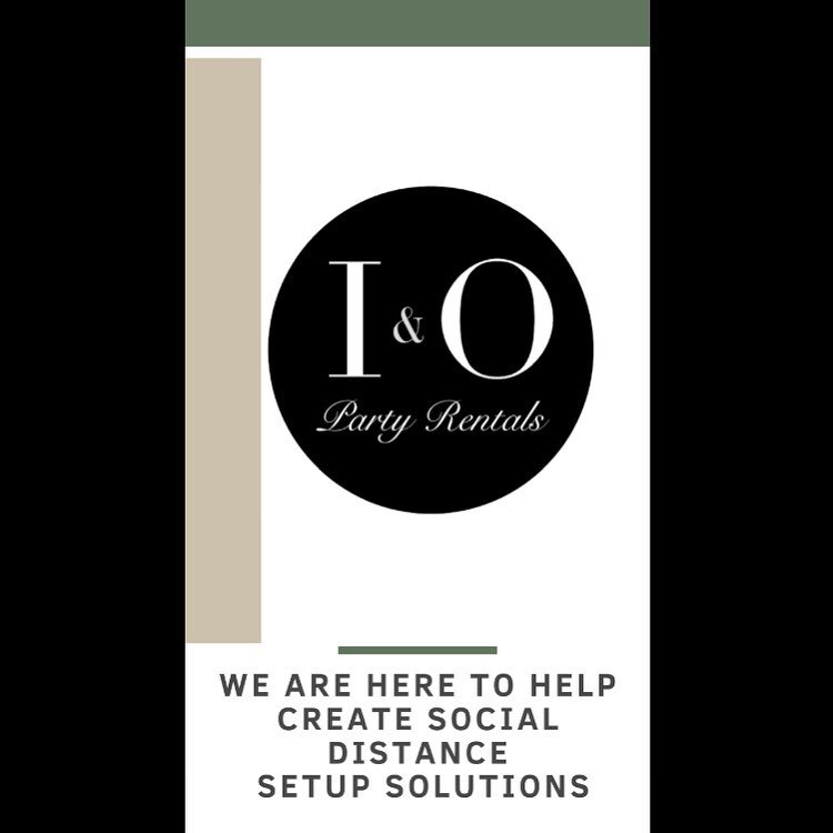 I &amp; O Party Rentals is here to help. Call us today to find out what we can offer to help keep practicing social distancing.
&bull;

📞 (310) 635-1723
💻www.iandopartyrentals.com
🏫 134 W. Gardena Blvd
  Gardena, CA 90248
&bull;
&bull;
&bull;
&bul