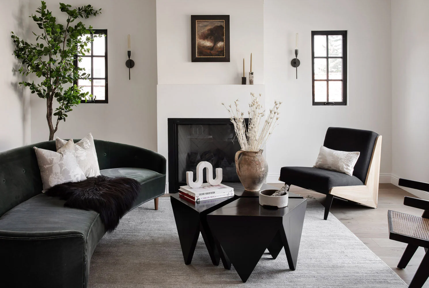 Sectional sofa sale with accent chair