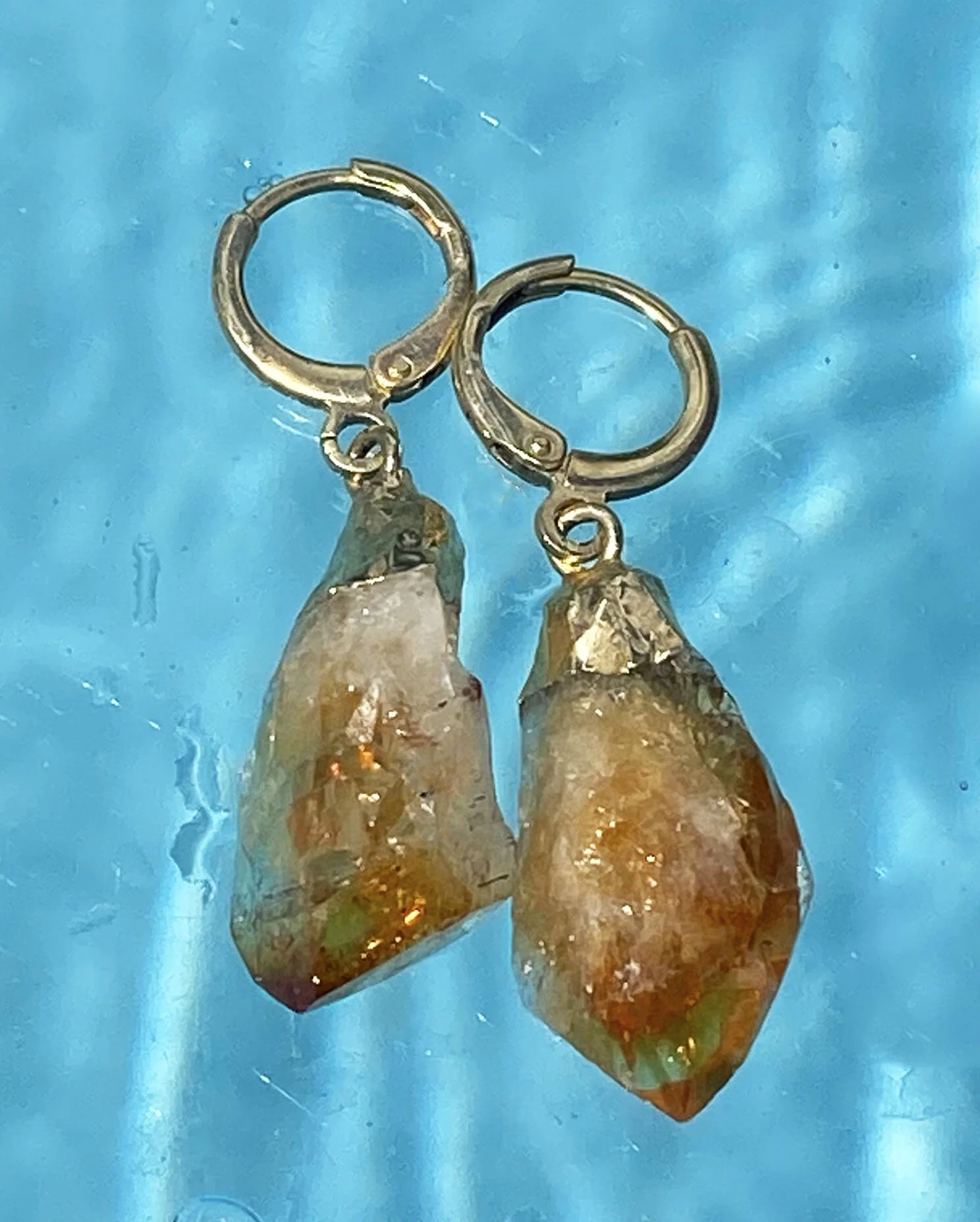 Citrine Simple Earrings .jpg