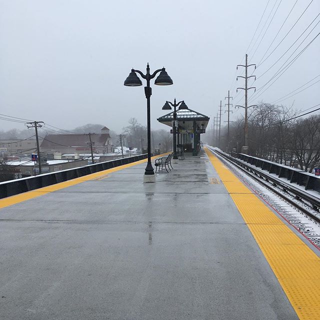 Our delegated design and constructed fully automated platform snow melt system at the new Wantagh Train Station is working as intended during today&rsquo;s inclement weather, keeping this @mtalirr station free from snow.