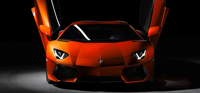Lamborghini Aventador, orange lamborghini