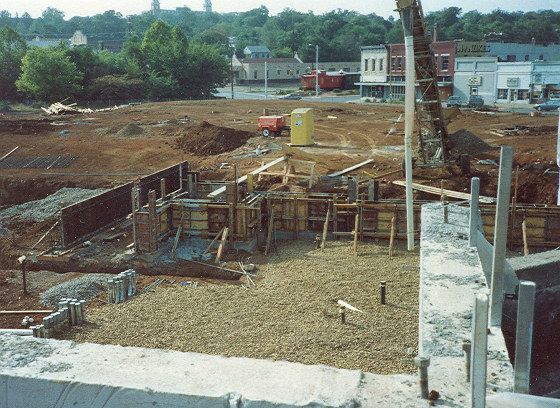 Construction of Walton Arts Center in 1991