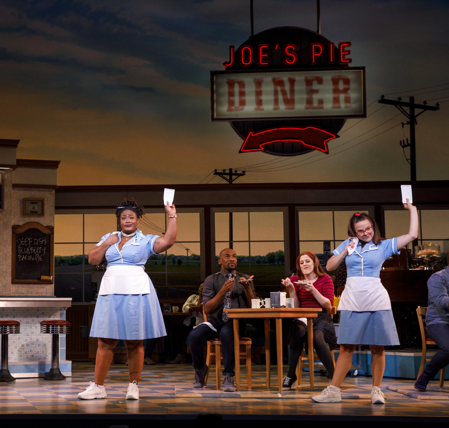 Desi Oakley, Charity Angel Dawson and Lenne Klingaman in the National Tour of WAITRESS  Credit Joan Marcus0587r.jpg