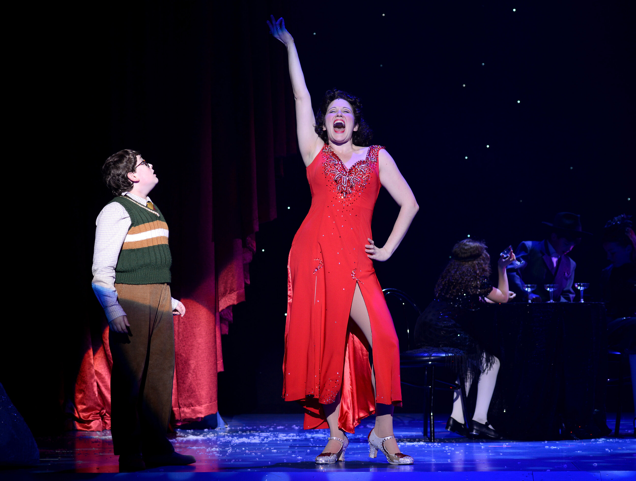 Photo 1 - Avital_Asuleen_as_Mrs_Shields_and_Evan_Gray_as_Ralphie_in_A_CHRISTMAS_STORY.JPG