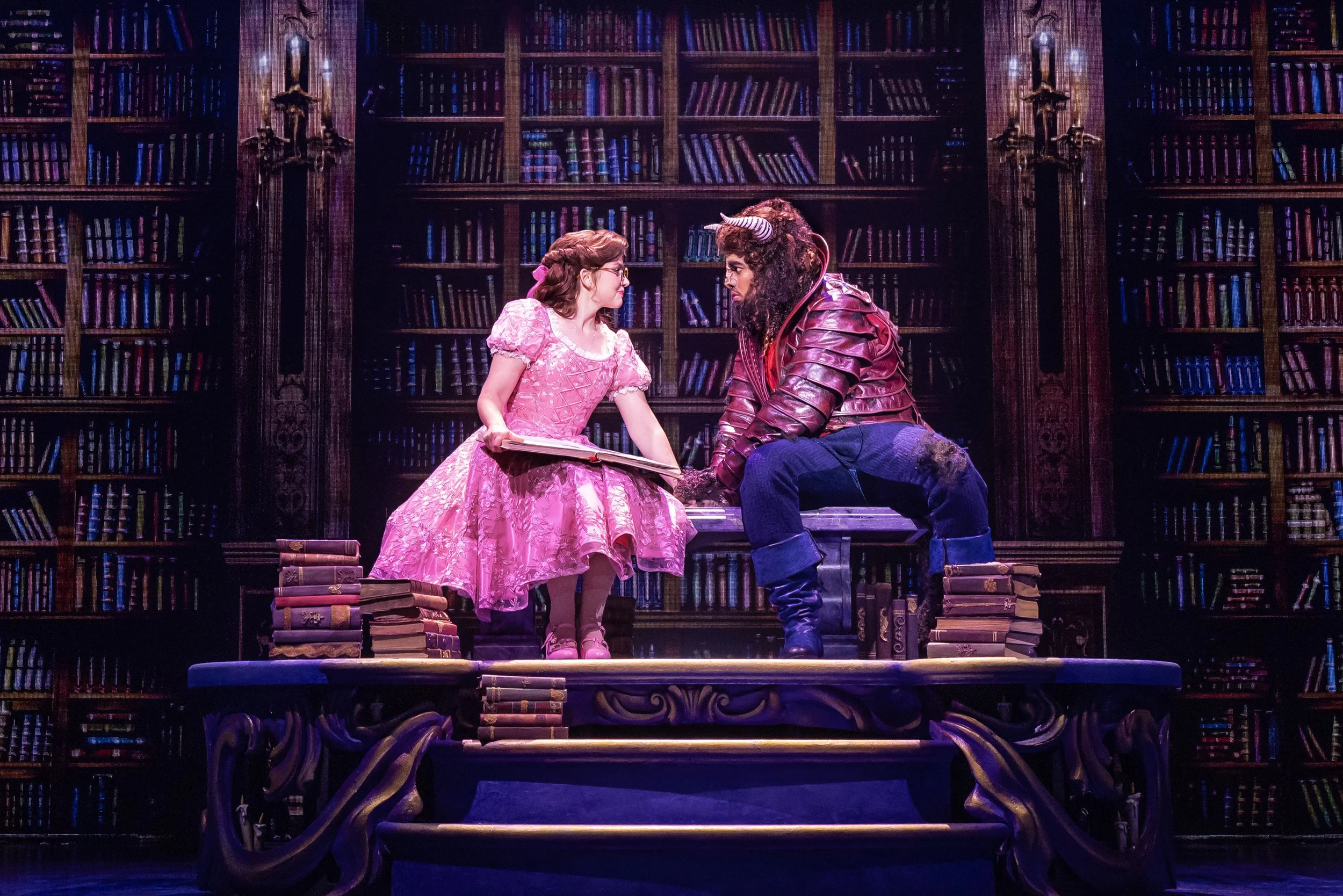 S1-Kyra Belle Johnson and Fergie L. Philippe in Disney's Beauty and the Beast. Photo by Matthew Murphy. (c) Disney.jpg